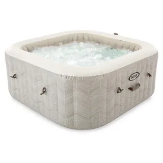 Intex PureSpa Chevron Deluxe 239 x 239 x 71 cm Creme-Braun