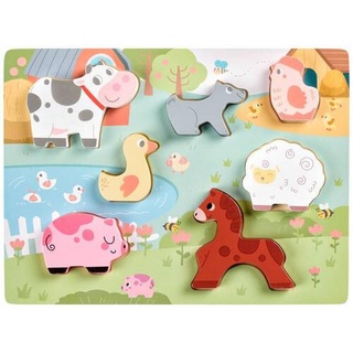 My Baby Lou Puzzle , Multicolor , Holzwerkstoff , Sperrholz , 22.5x30 cm , EN 71 , Spielzeug, Puzzle