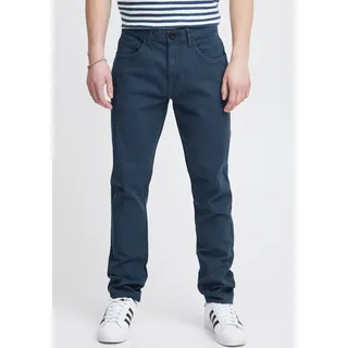 Blend Stoffhose "BHEdford pants" mit Markenlabel, aus Baumwollmischung, Regular Fit, knöchellang, ensign blau