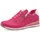Damen, Sneaker flach mit Reißverschluss Vegan, Rosa pink, comb), 37 EU