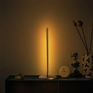 Opviq, Only - 13316, Tischlampe, METALLKÖRPER, Gold, 18 x 18 x 51 cm - Gold