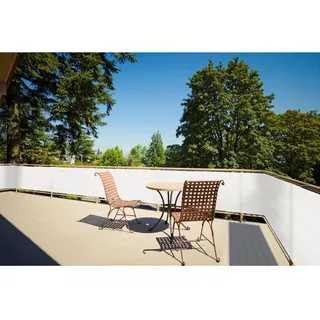 PEDDY SHIELD Balkonverkleidung 90 x 500 cm weiß Aluminium