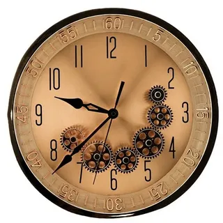 SUNAY Wanduhr 35 cm  - roségold/gold