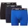 Everyday Cotton Stretch Boxer Briefs 3Pk Obsidian/Game Royal/Black L