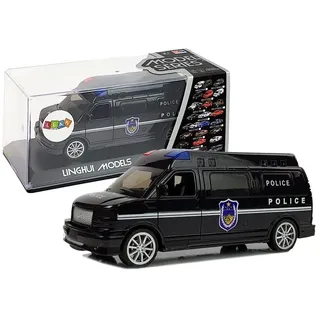 Polizeiauto mit Aufzug mit Licht und Ton