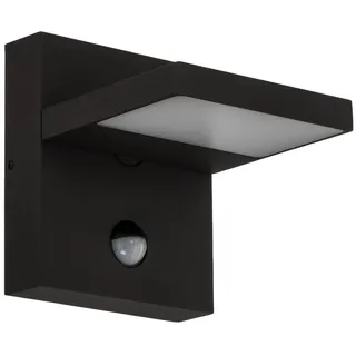 Lucande LED Wandleuchte aussen mit Bewegungsmelder, Wandlampe außen 60° schwenkbar IP54 Außenleuchte Sensor 14W Außenwandleuchte Garten