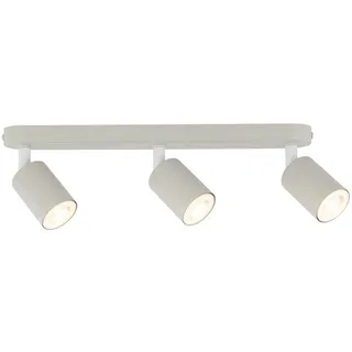 Deckenleuchte Kinderzimmerlampe Metall 52cm lang schwenkbar Beige 3-flammig GU10