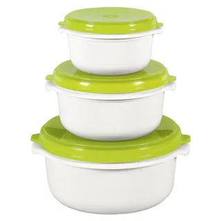 Emsa Micro Family rund weiß/grün 0,5 l 1-teiliges Set