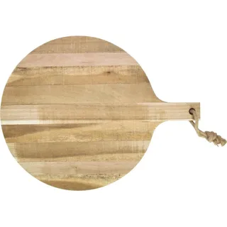 Kapimex 01140080, Servierplatte, Holz, Holz, Rund, 520 mm, 390 mm - Braun