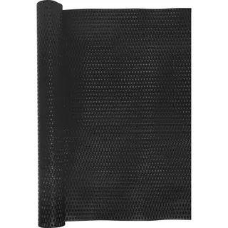 vidaXL Balkon-Sichtschutz Schwarz 500x80 cm Poly Rattan - Schwarz