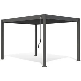 Weide Deluxe Pergola Voll Aliminium 3 x 4 m anthrazit