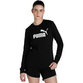 Puma Sweatshirt Logo-Print Schwarz XL