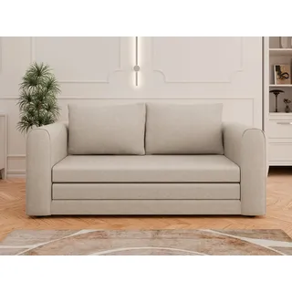 panda möbel Arelis Schlafsofa mit Bettfunktion - Beige, - Beige