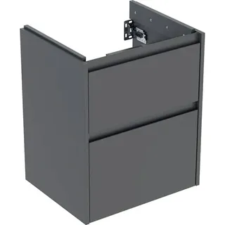 Geberit Renova Plan Unterschrank für Waschtisch, mit zwei Schubladen, 50,4x60,6x40,5cm, 504.025.JK.1, Farbe: lava / lackiert seidenmatt