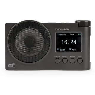 Thomson RT400DABBTBK Black Digitales Radio DAB + - Schwarz