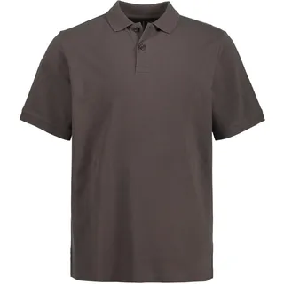 JP 1880 Herren große Größen Übergrößen Menswear L-8XL bis 8XL, Poloshirt, Oberteil, Knopfleiste, Hemdkragen, Pique, Graphitgrau 4XL 702560100-4XL