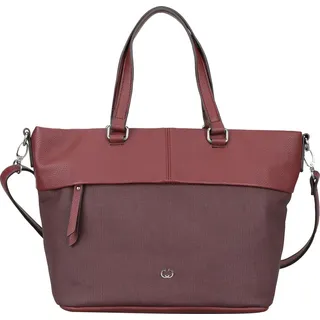 GERRY WEBER Handtasche Schultertasche Keep In Mind Hand Bag MHZ Burgundy weinrot - bordeaux, Dunkelrot