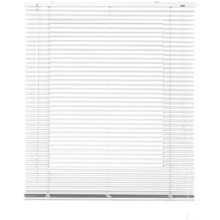 Storesdeco Jalousie venetianische mit weißer Zugschnu 180X250 , Weiß , Metall , 180 cm , Heimtextilien, Vorhänge, Rollos, Jalousien