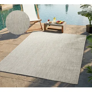 Bruno Banani Venezia Outdoor-Teppich 240 x 340 cm Grau