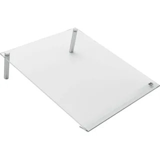 Nobo Notiztfale A4, Mini-Whiteboard Aufstellbares Schreibtisch-Notizboard, Tragbar, Trocken Abwischbares Acrylglas, Rahmenlos, Zuhause/Büro, 210 x 297 mm, Inklusive Marker, Durchsichtig, 1915612