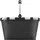 Carrybag Einkaufskorb Rhombus schwarz 48 x 28 x 29 cm