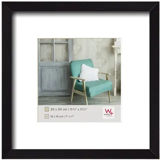 walther design Bilderrahmen schwarz 30 x 30 cm Stockholm EA330B