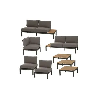 Siena Garden Alvida Gartenlounge-Set 8-tlg. grau