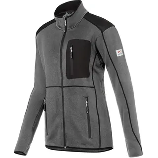 Kübler Workwear | Arbeitsstrickjacke Damen | anthrazit/schwarz | Größe L