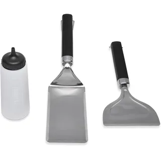 Weber Grillbesteck 3-tlg. Edelstahl schwarz