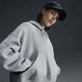 Nike Sportswear Phoenix Fleece Oversize-Hoodie Damen Dark Grey Heather/Sail L