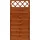 Sichtschutzzaun Element Country 180 x 90 cm teak