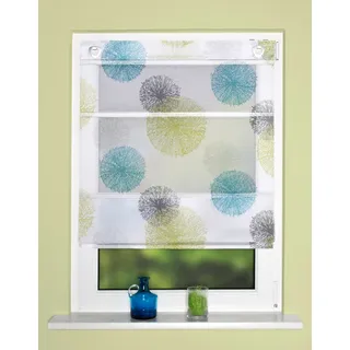 Home fashion MAGNETROLLO BAMBUSOPTIK Rawlins, Polyester, BLAU GRÜN, 130 X 80 cm