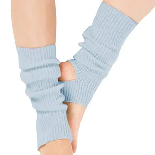 Tukistore Damen Mädchen Ballettstulpen mit Fersenloch Tanzen Stulpen Ballettstulpen Beinwärmer Ballett Stulpen Legwarmer Armstulpen,Einheitsgröße (schwarz)