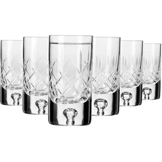Krosno Wodka- & Likörgläser Kristallglas 0,05 l 6-tlg.