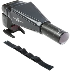 LumiQuest Snoot XTR, Light Isolator with UltraStrap, Universal Classic Design for External Camera Flashes, Black