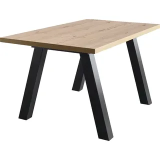 Mäusbacher Esstisch »Litza« 160 cm, ausziehbar auf 210 cm, schwarz