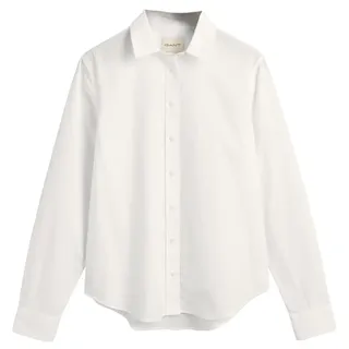 Gant Damen REG POPLIN Shirt, Weiß, 34 EU
