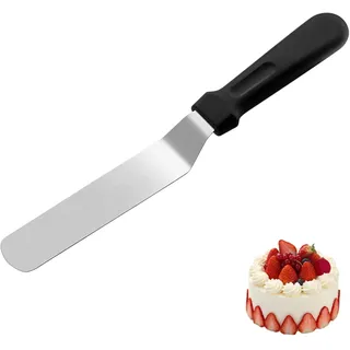 6 Zoll Winkelpalette Torte,Tortenspachtel,Teigkarte Edelstahl,Torten Spatel,Tortenmesser,Tortenglätter,Streichpalette für Torten,Tortenstreicher,Back Utensilien,Tortenspachtel zum Glätten