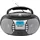 RR 5025-B tragbares Radio, CD-Player mit Netz-und Batteriebetrieb, UKW-Radio mit AUX-Anschluss & Kopfhöreranschluss, schwarz