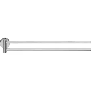 Lenz Pisa Handtuchhalter 2-arm schwenkbar Silber 5105302