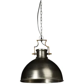 relaxdays Hängeleuchte Industrie matt groß - Schwarz