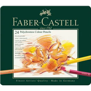 Faber-Castell Polychromos Buntstifte 24 St. mehrfarbig