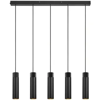 Nordlux Hängeleuchte , Schwarz , Holz, Metall , Esche , massiv , 80x24.6 cm , Lampen & Leuchten, Leuchtenserien