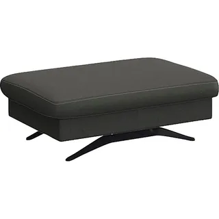 flexlux Pouf Glow Sitzhocker Leder 95 x 81 x 65 cm Grau