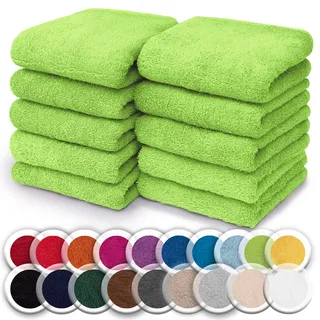 NatureMark Handtuchset 10-tlg. grün