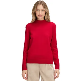 Betty Barclay Damen, Basic-Strickpullover mit Stehkragen", 44, rot,