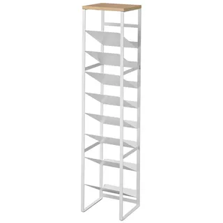 Yamazaki Tower Küchenregal 19,3 x 20 x 88,5 cm Weiß