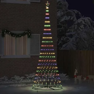 Design LED Weihnachtsbaum Mehrfarbig 138,5 x 138,5 x 399 cm Metall 2025NEU6611131