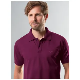 TRIGEMA Poloshirt »TRIGEMA Poloshirt DELUXE Piqué« Trigema sangria