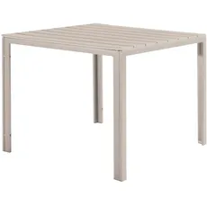VERDELOOK 2360/43 Tisch, Holz Kunststoff, beige, 78_x_78_x_h74_cm